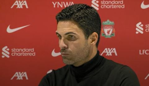 "Biggest teams in the world collapse at Anfield" - Arteta