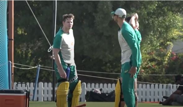 AUS train ahead of the T20 WC final against NZ