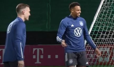 Germany train ahead of their WC qualifier