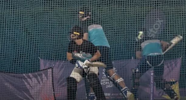 NZ train ahead of the T20 WC final against AUS