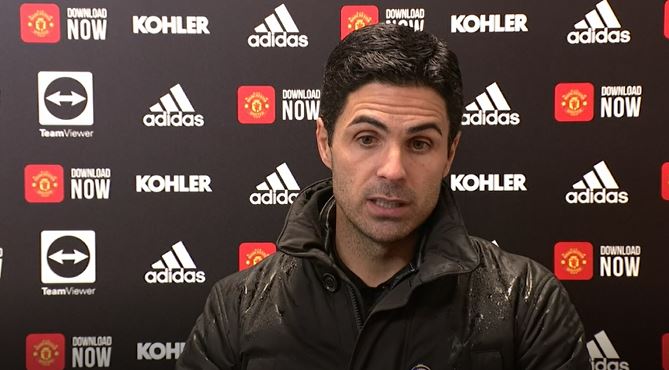 'We were sloppy against Man Utd' - Arteta