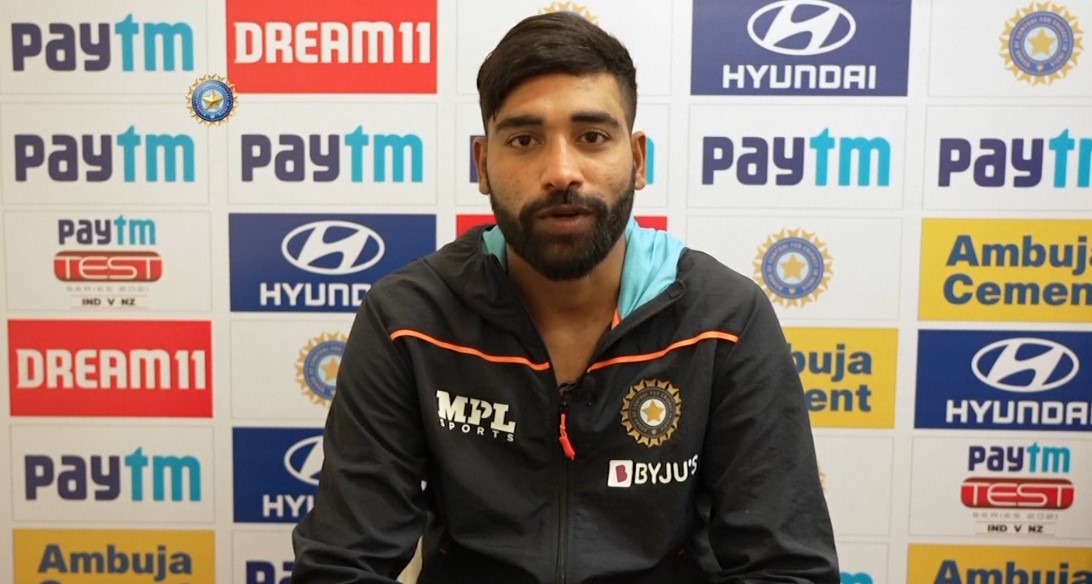 Siraj praises Ajaz's 10-wicket haul