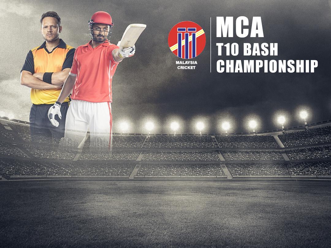 Match 10 of mca t10 bash championship, 2021: central smashers vs kl stars banner
