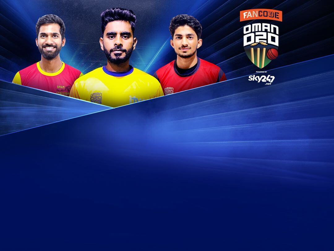 Match 12 of oman d20 league: qurum thunders vs ruwi rangers banner