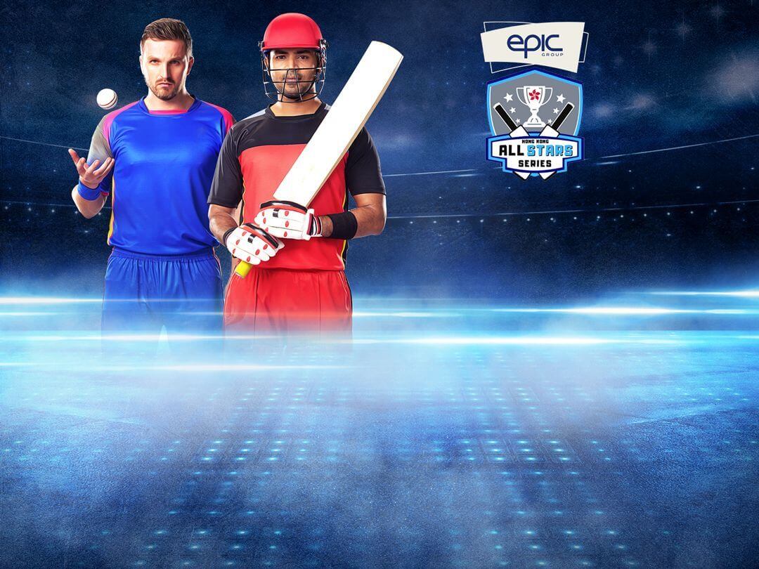 3rd odi of epic group all stars odi series, 2021: hong kong islanders vs kowloon lions banner