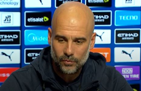 "I haven't scored one goal or saved one shot" - Guardiola