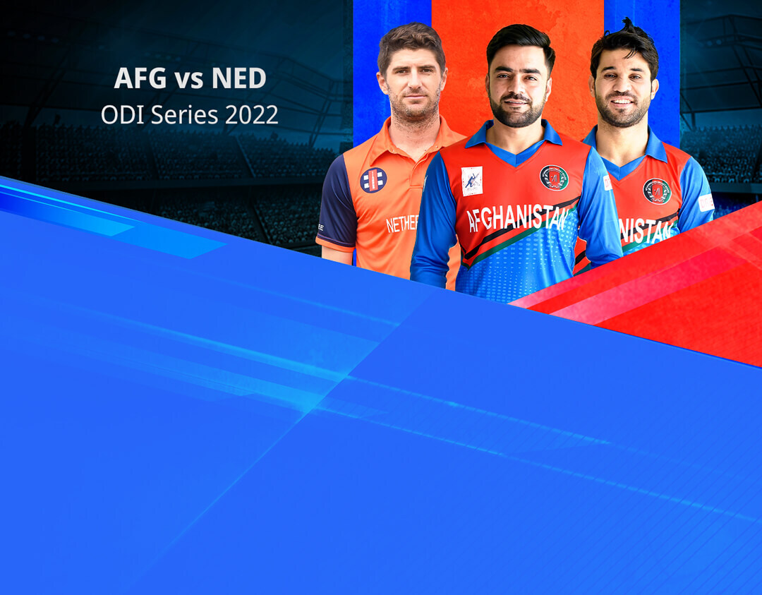 1st odi of afghanistan and netherlands in qatar, 2022: afghanistan vs netherlands banner