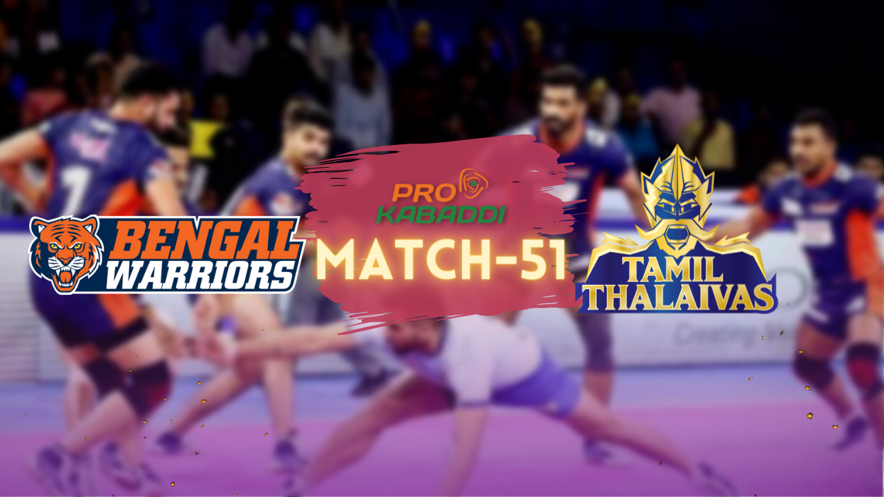 PKL M51: Thalaivas will look to extend 6-match unbeaten run