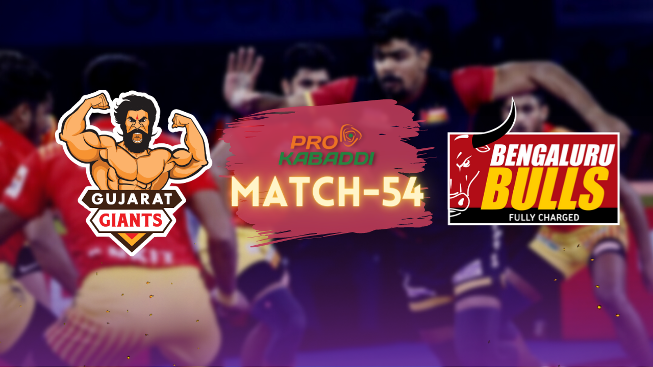 PKL M54: Giants' poor defense gives Bulls the edge here