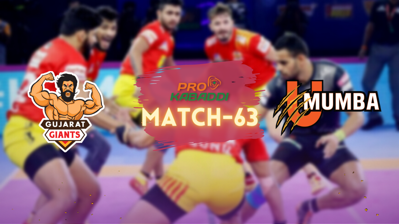 PKL M63: Giants face an uphill task against U Mumba's formidable defense