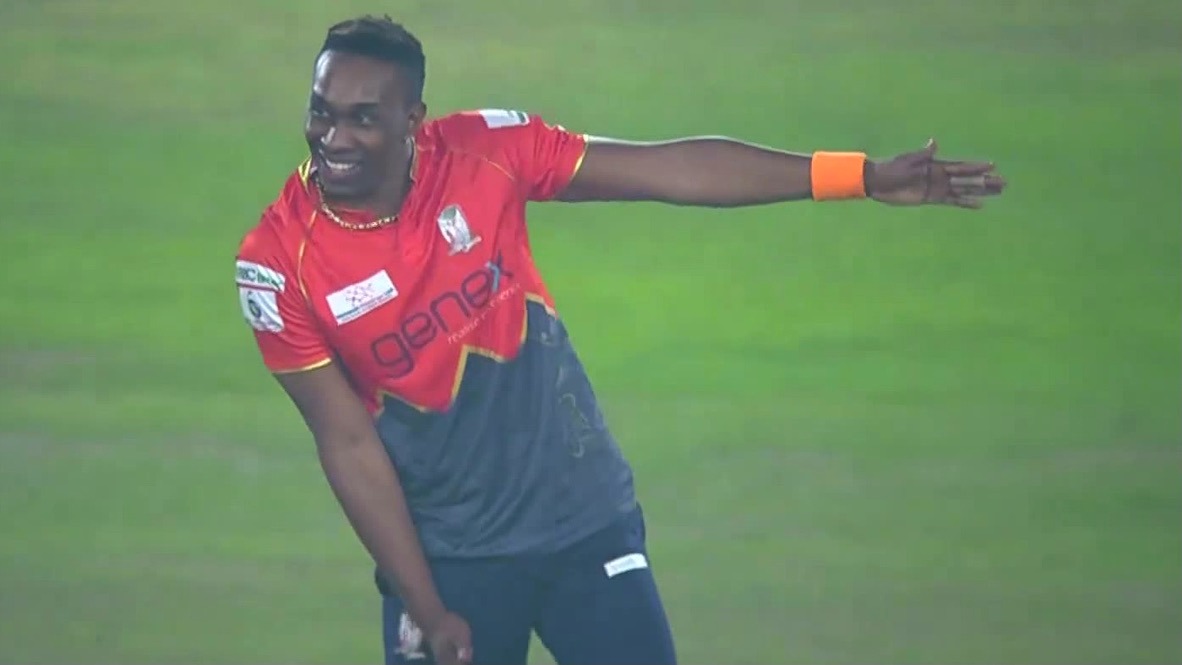 LOL! Bravo does the Pushpa move