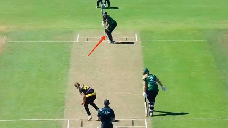 LETHAL INSWING! Jess Kerr was on fire