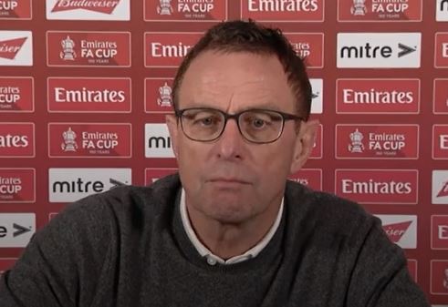 Rangnick says MUFC players at least trying to follow his ideas