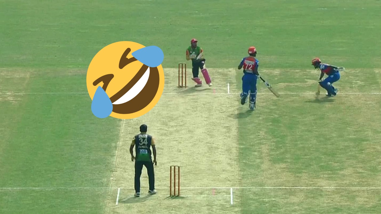 Hilarious! Jaker Ali's freak run-out