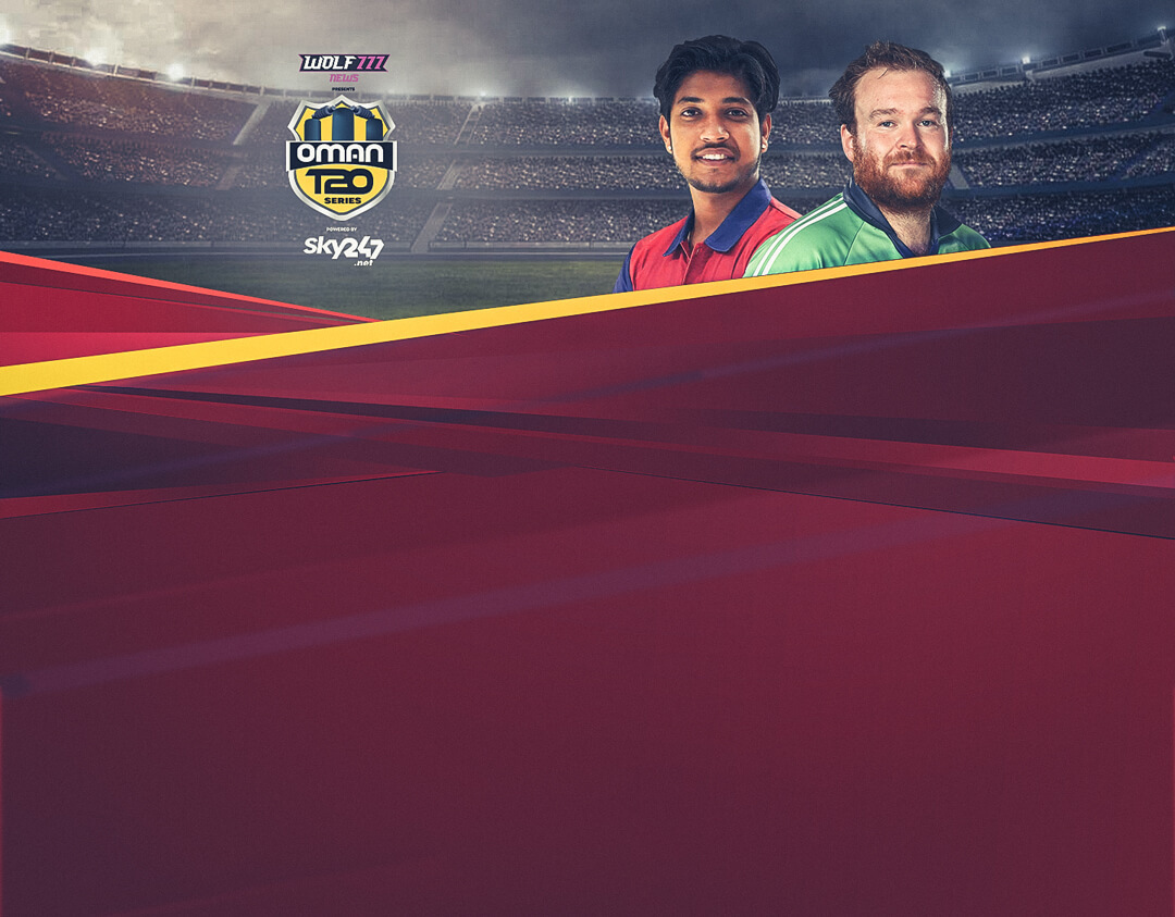  Of oman t20i series: ireland vs nepal banner