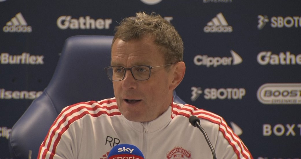 Rangnick praises his players' attitude in win over Leeds