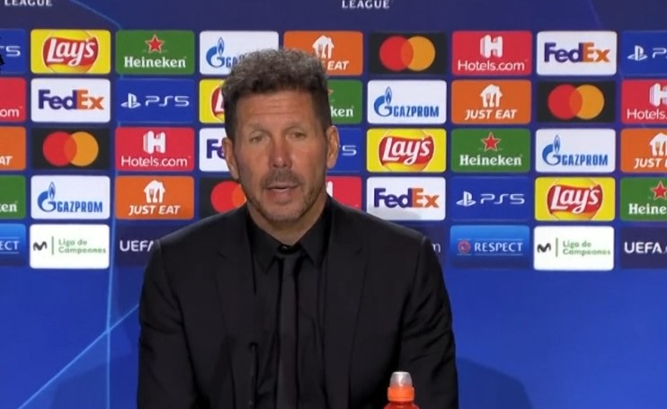 Simeone on Atletico's 1-1 draw with Man United