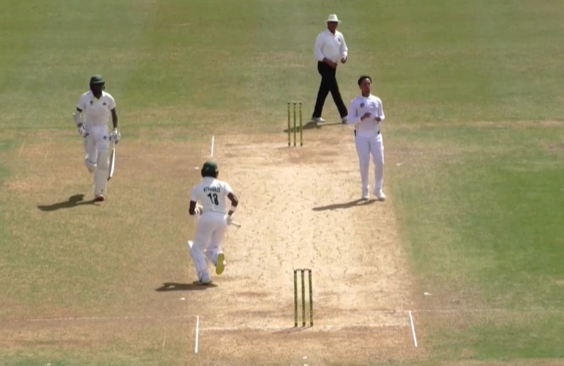 Athanaze's 58 helps WIS set target of 202 on Day-3