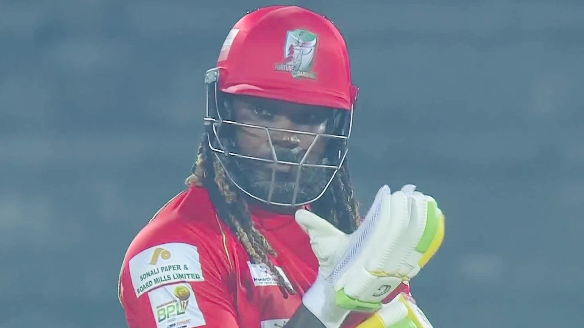 Gayle's classy 52* takes apart Sylhet