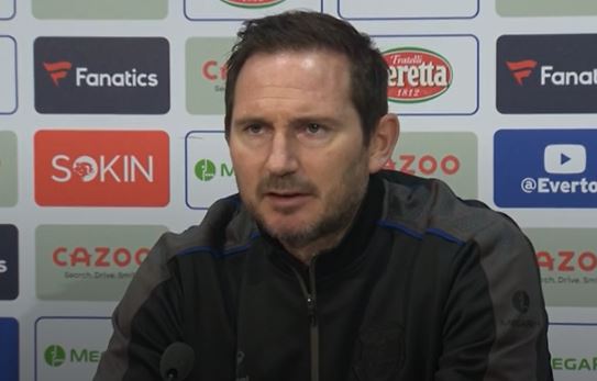 "Without fear and with confidence" - Lampard on Everton's approach