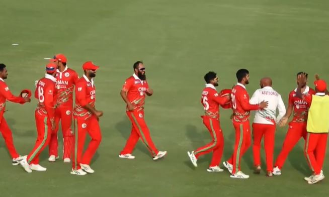 Fayyaz's 3-fer sees OMN edge past UAE