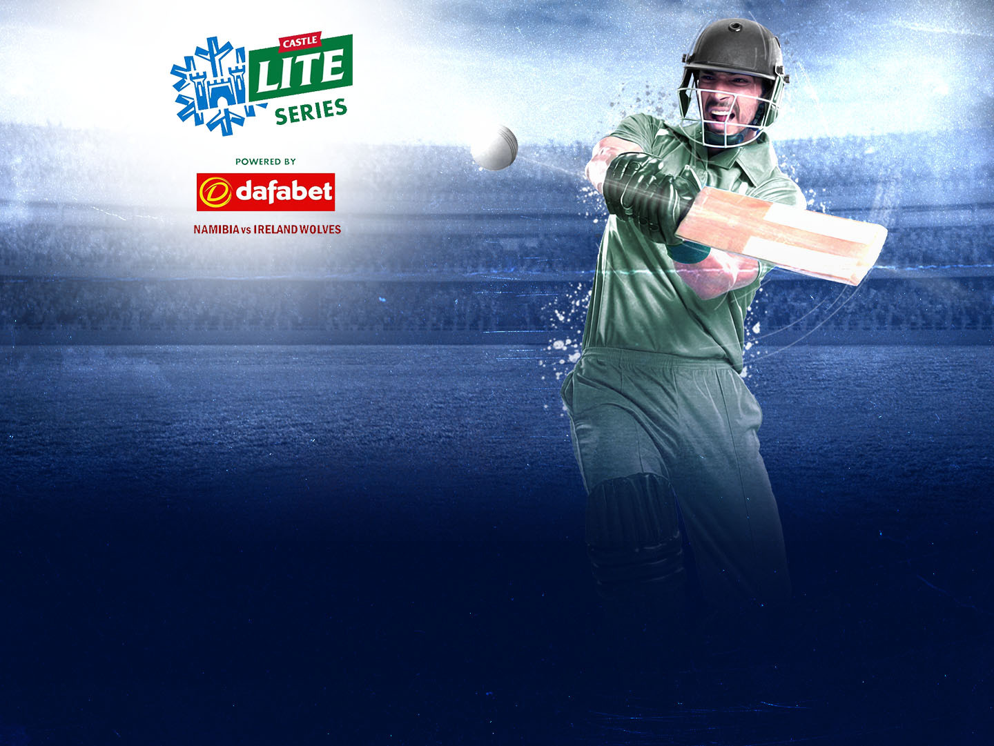Match 1 of castle lite series: namibia vs ireland wolves: namibia a vs ireland wolves banner