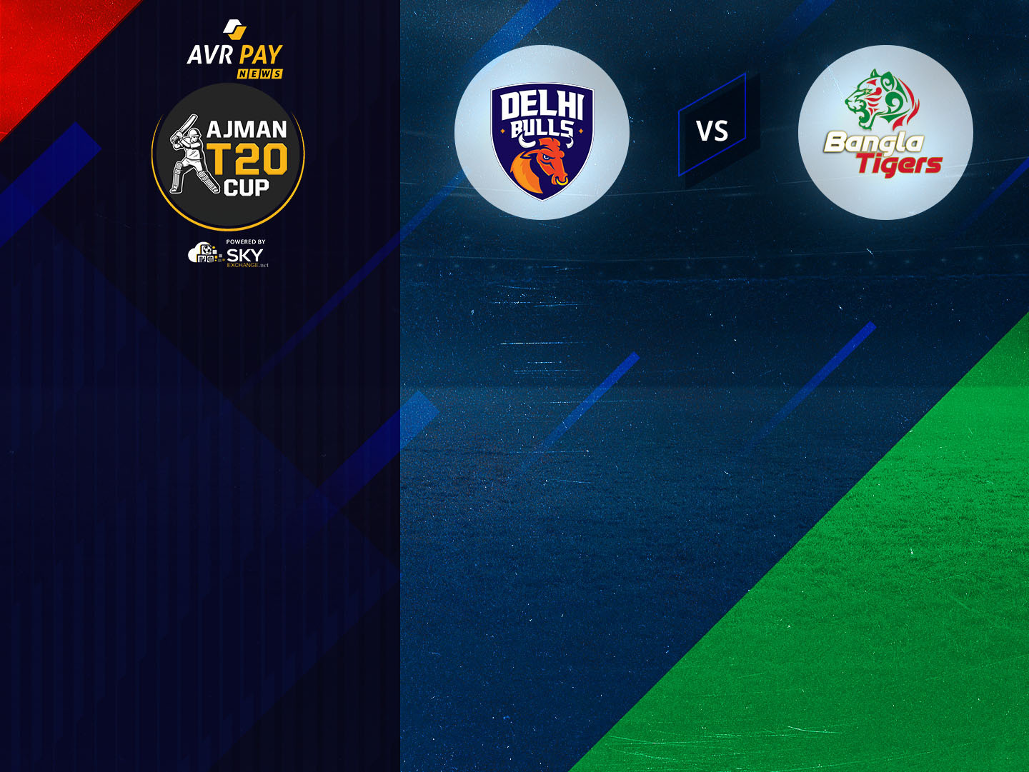 2nd semi-final of ajman t20 cup, 2022: delhi bulls vs bangla tigers banner