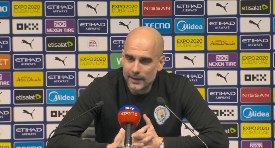 'I just want Man City to be in the mix at the end' - Guardiola