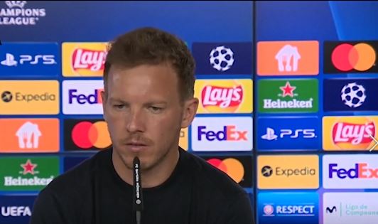 Nagelsmann: "We will have to live up to favourite tag"