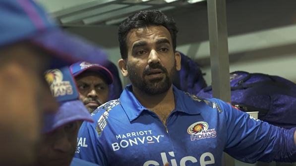 Zaheer's uplifting words post MI vs KKR
