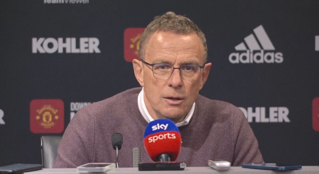 Rangnick explains why Rashford didn't start despite Ronaldo's absence