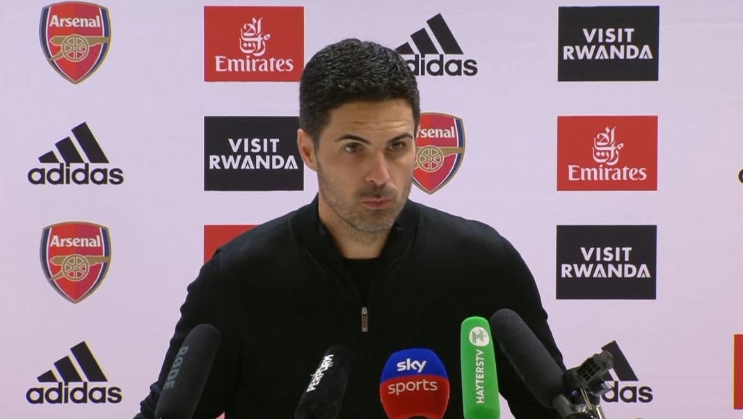 Arteta 'upset' after Arsenal's loss to Brighton