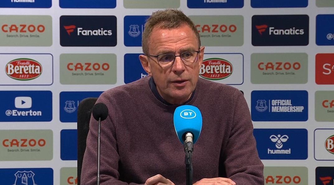 Rangnick slams United's performance vs Everton