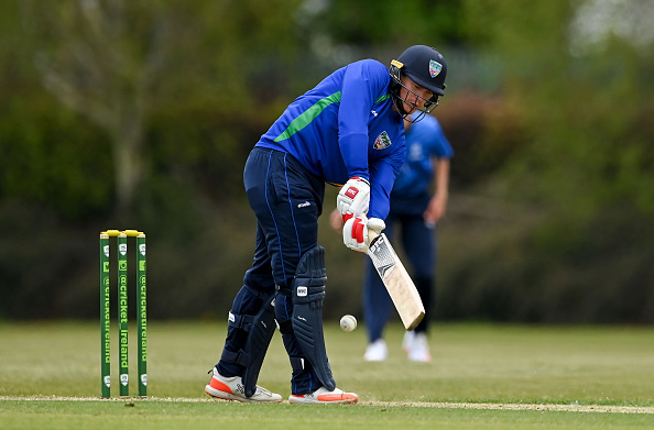 Graham Hume smashes 26 runs in an over