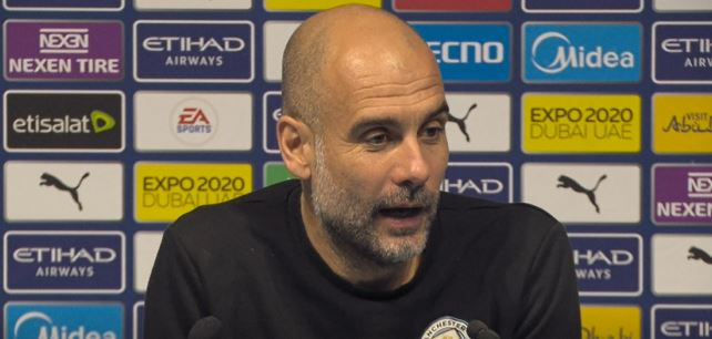 Guardiola hails Man City as they take charge in title race