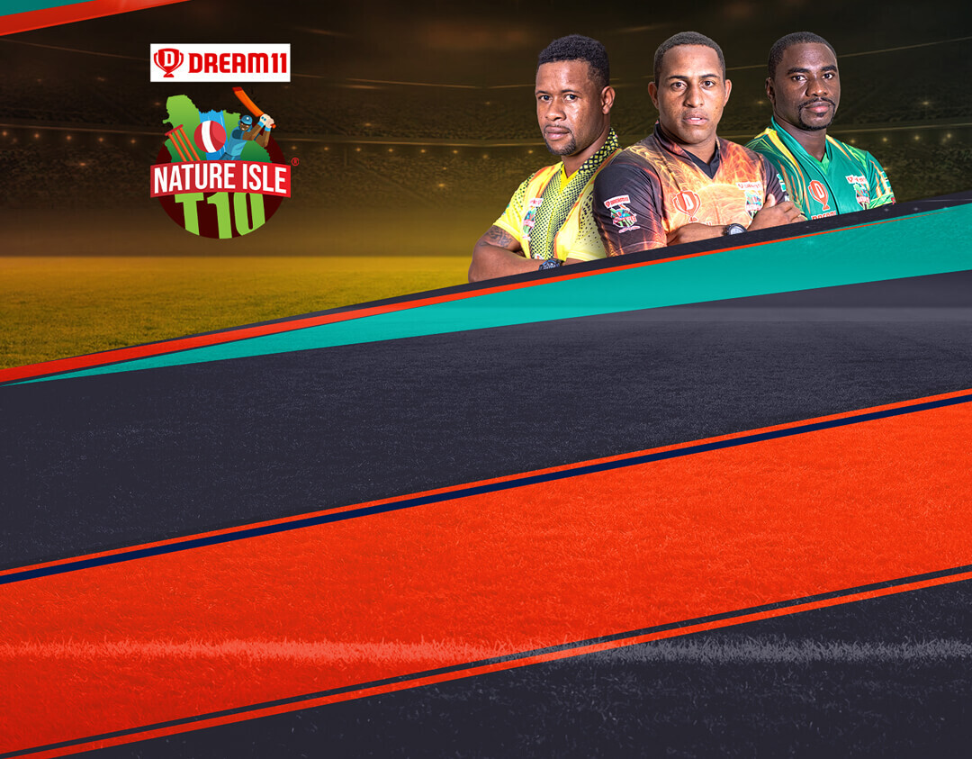 Match 4 of dream11 nature isle t10: champagne reef divers vs indian river rowers banner