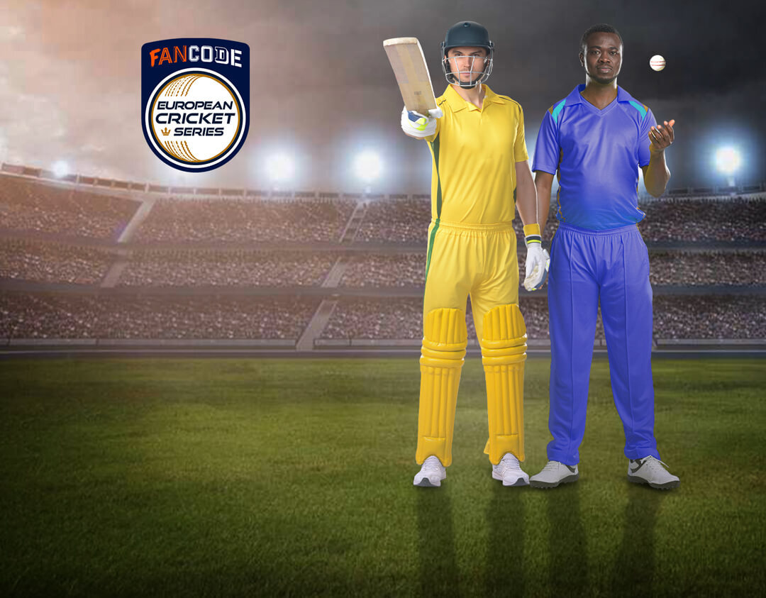 Match 33 of fancode ecs sweden, landskrona, 2022: united vs lomma banner