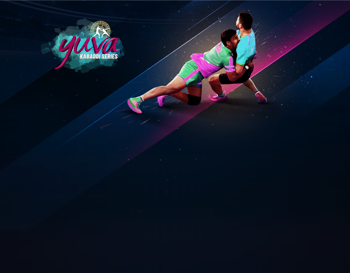 Match #34 of yuva kabaddi series banner