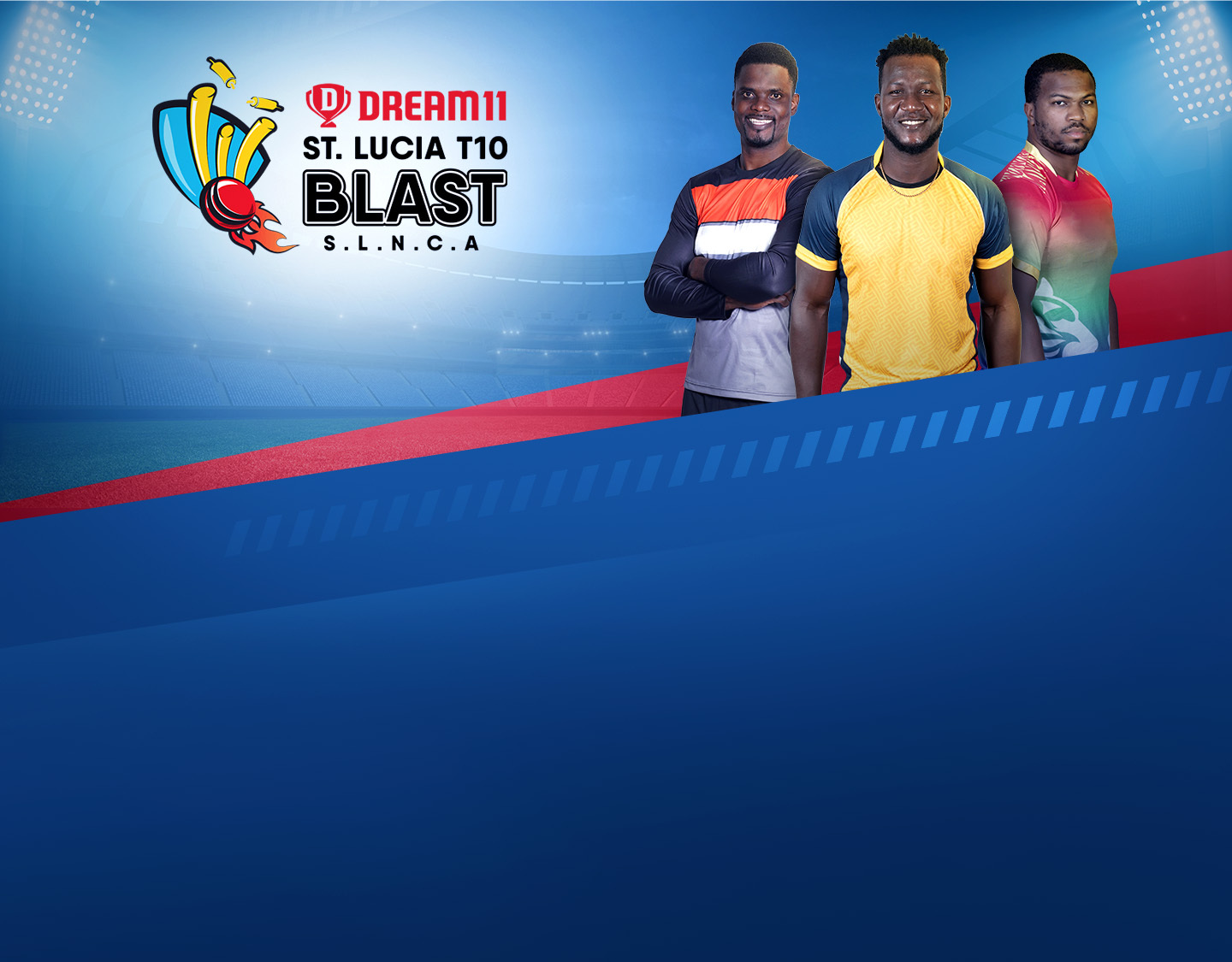 1st semi-final of dream11 st. Lucia t10 blast: babonneau leatherbacks vs choiseul coal pots banner