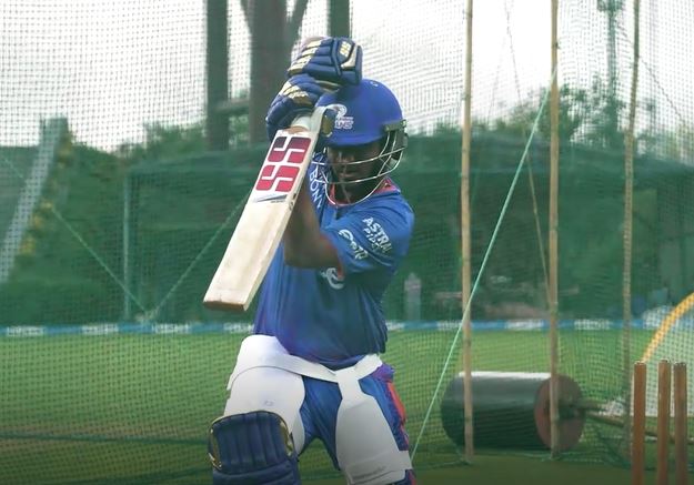 MI train for the CSK clash