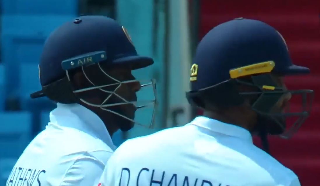 Day 2: Mathews, Chandimal star as SL post a big total