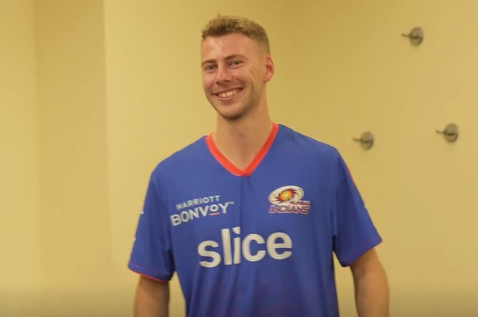 Riley Meredith wins the Dressing Room MOTM Award