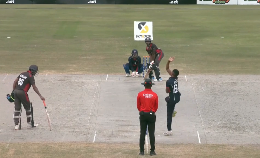 Vriitya Aravind's 102* off 108 balls floors USA