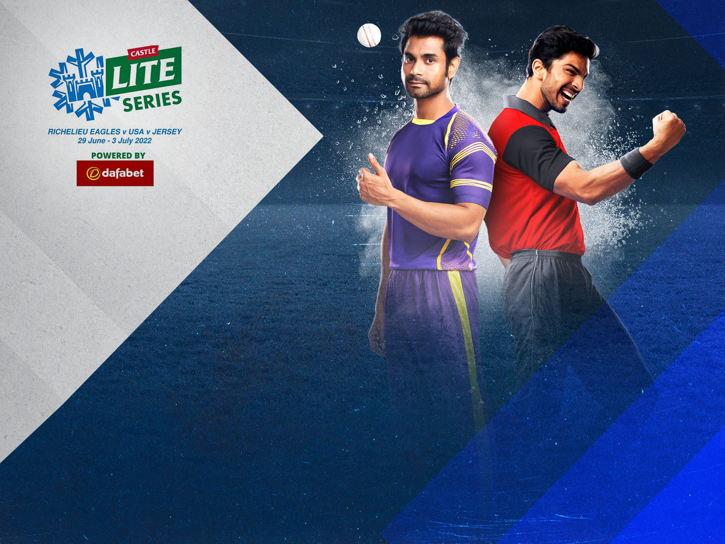 Match 2 of castle lite t20 series: namibia vs usa banner