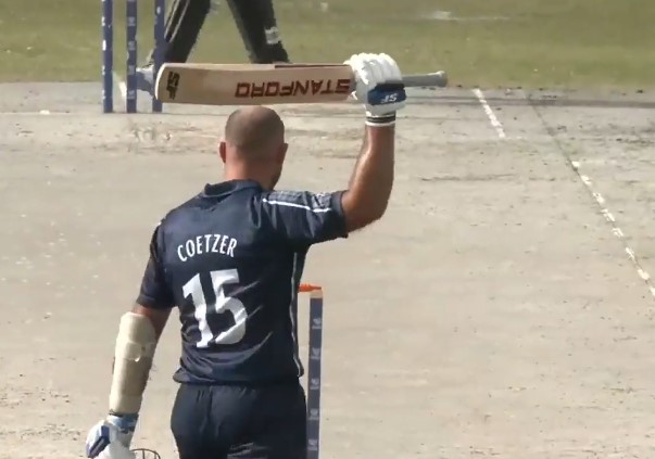 Kyle Coetzer shines with steady 108* in Scotland's win
