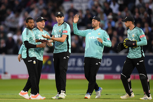 Roy, Jordan star as Surrey beat Middlesex by 20 runs