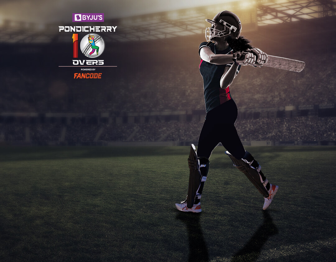 Final of byju's pondicherry 10 overs: angels women vs princess women banner