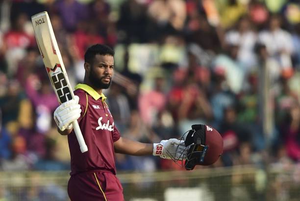 100 in 100th ODI - Hope gets back to form in style