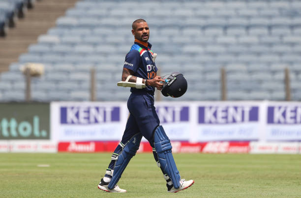 Heartbreak! Dhawan perishes for 97, Brooks takes a stunner