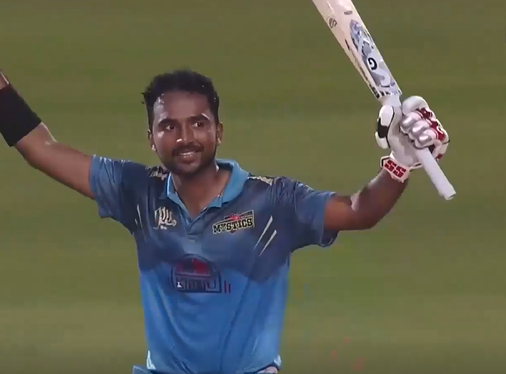 11 Fours, 7 Sixes! Rohan Patil's unbeaten knock of 112*